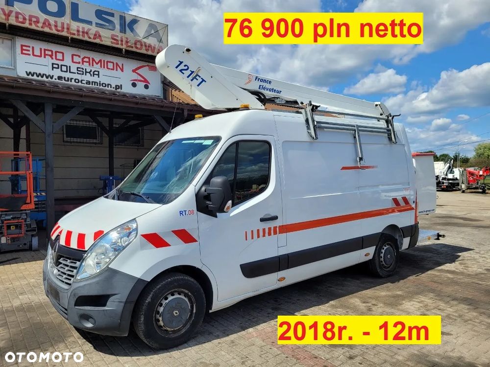 Renault Master podnośnik koszowy zwyżka 12,5 m - 4