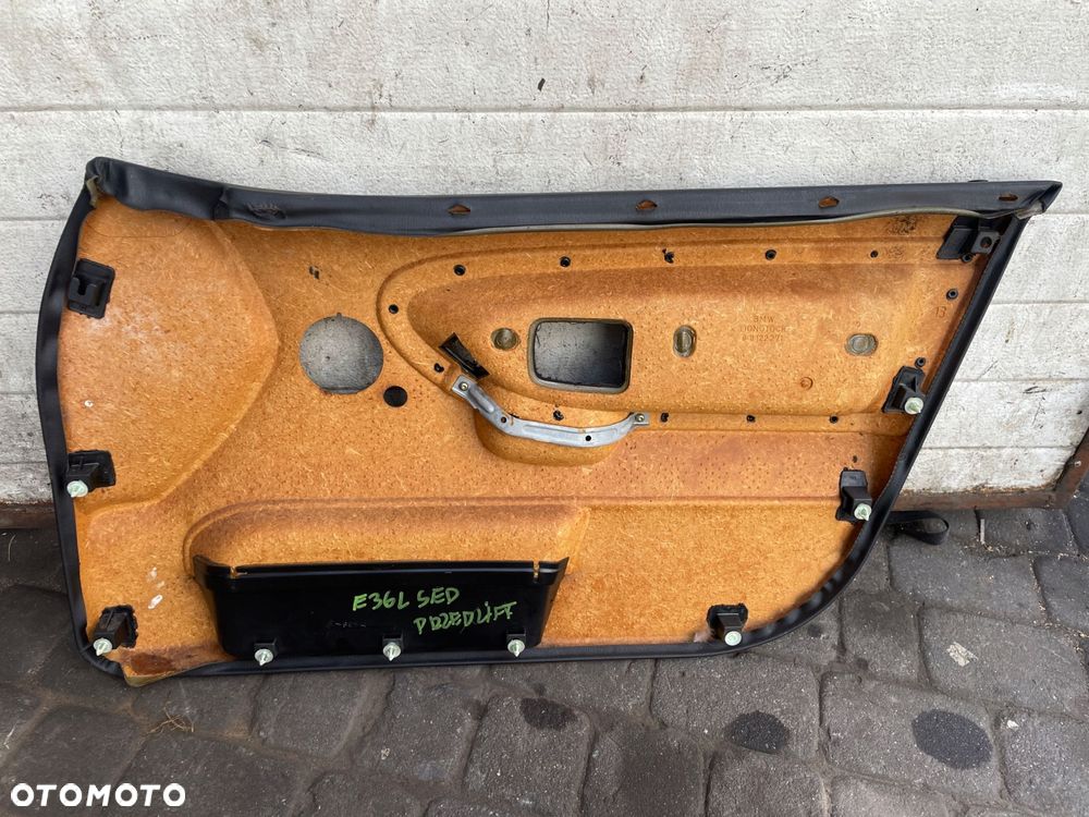 boczek drzwi lewy bmw e36 sedan kombi e-u czarny ładny - 6