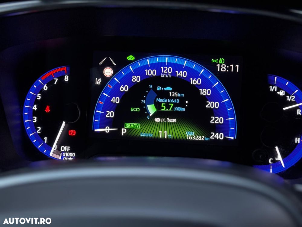 Toyota Corolla 2.0 HSD Exclusive interior Negru - 13