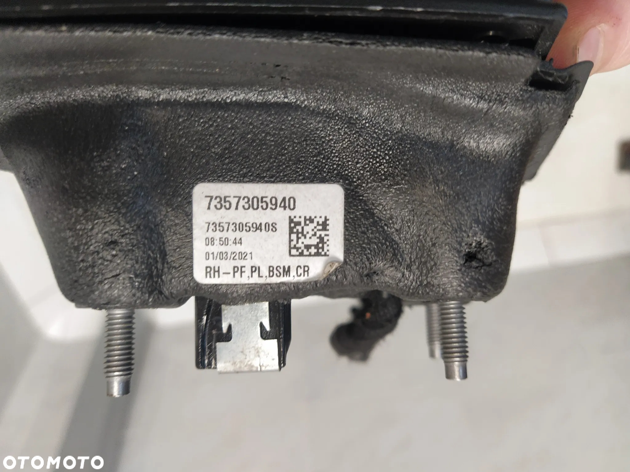 JEEP COMPASS II LIFT LUSTERKO ZEWNĘTRZNE PRAWE ASFERYCZNE PODGRZEWANE CZUJNIK MARTWEGO POLA LAMPKA 7+5 PIN 12 PIN CHROM LISTWA KOMPLETNE ORYGINAŁ - 10