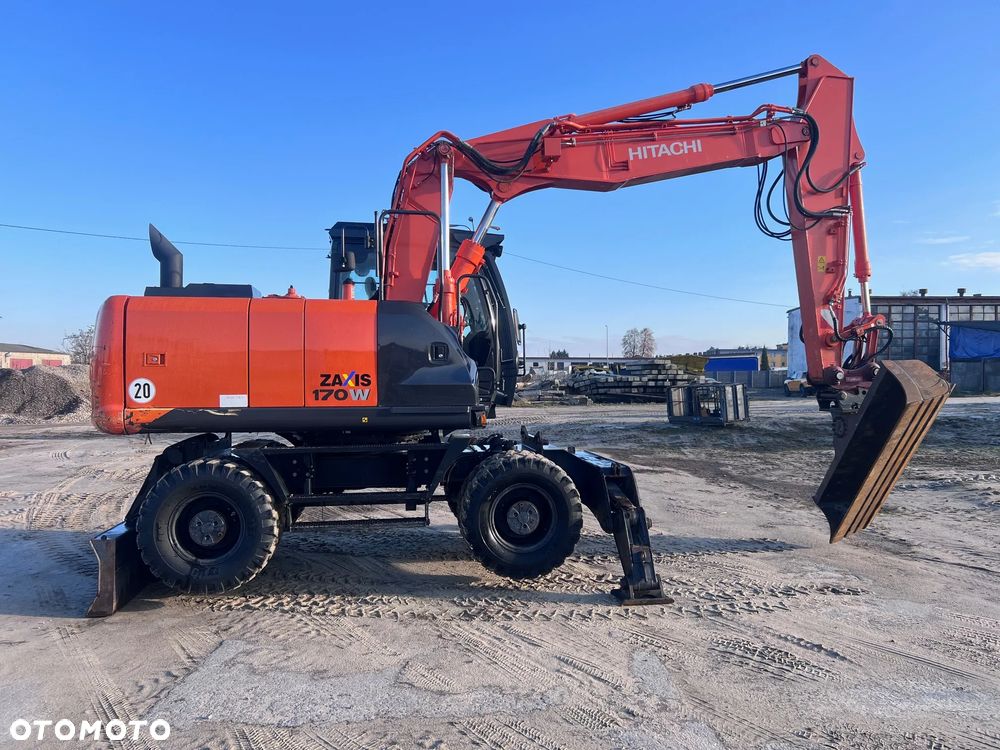Hitachi ZX 170W-5B 2600 MTH 2 ŁYŻKI OILQUICK POWERTILT - 6