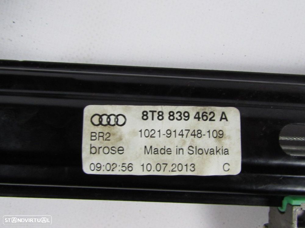 Elevador da Porta Direito/Trás Usado / Original AUDI A5 Sportback (8TA) 8T883946... - 2
