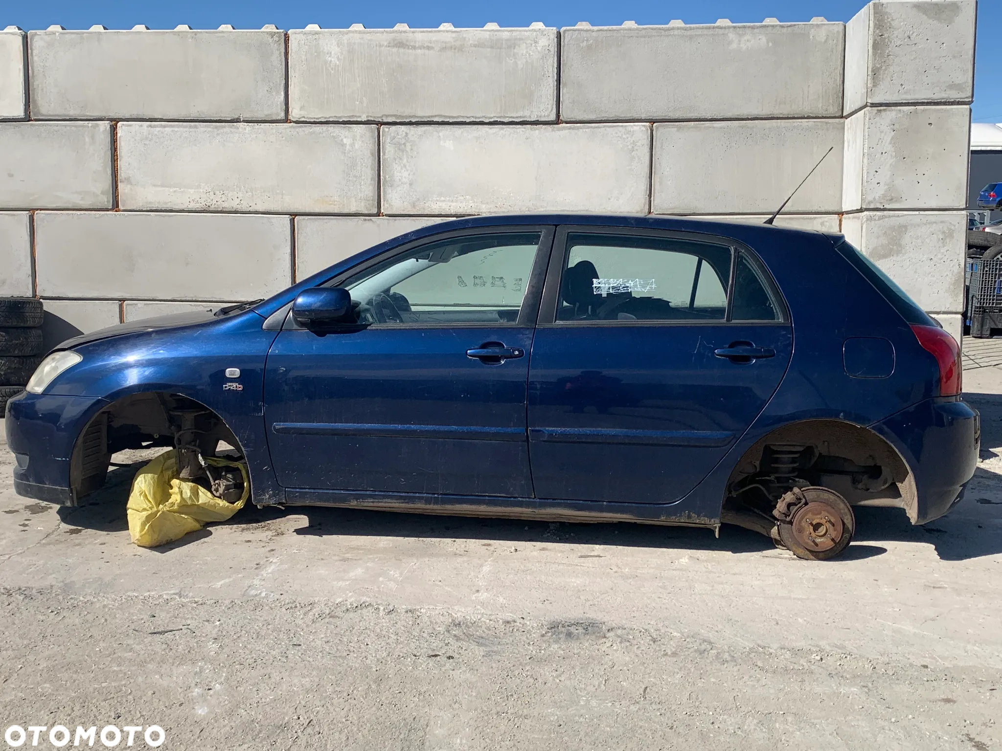 TOYOTA COROLLA 2002 2.0 1CDFTV *SAMOCHÓD NA CZĘŚCI* 283 LAMPA LUSTERKO DRZWI MASKA KLAPA BELKA ZDERZAK BŁOTNIK PRAWA LEWA PRZÓD TYŁ - 4
