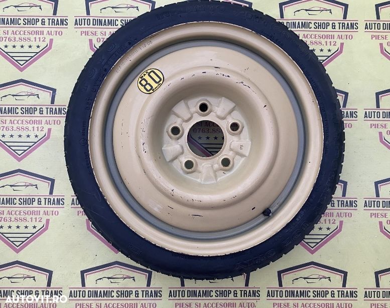 Roata rezerva slim 115 70 15 compatibil Renault Zoe 5 X 114,3 GC 67,1 - 1