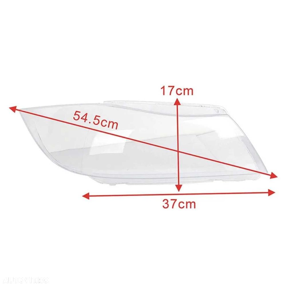 Set 2 Sticle Faruri Sticla Far BMW Seria 3 E90 E91 Xenon, 2006-2012 - 6