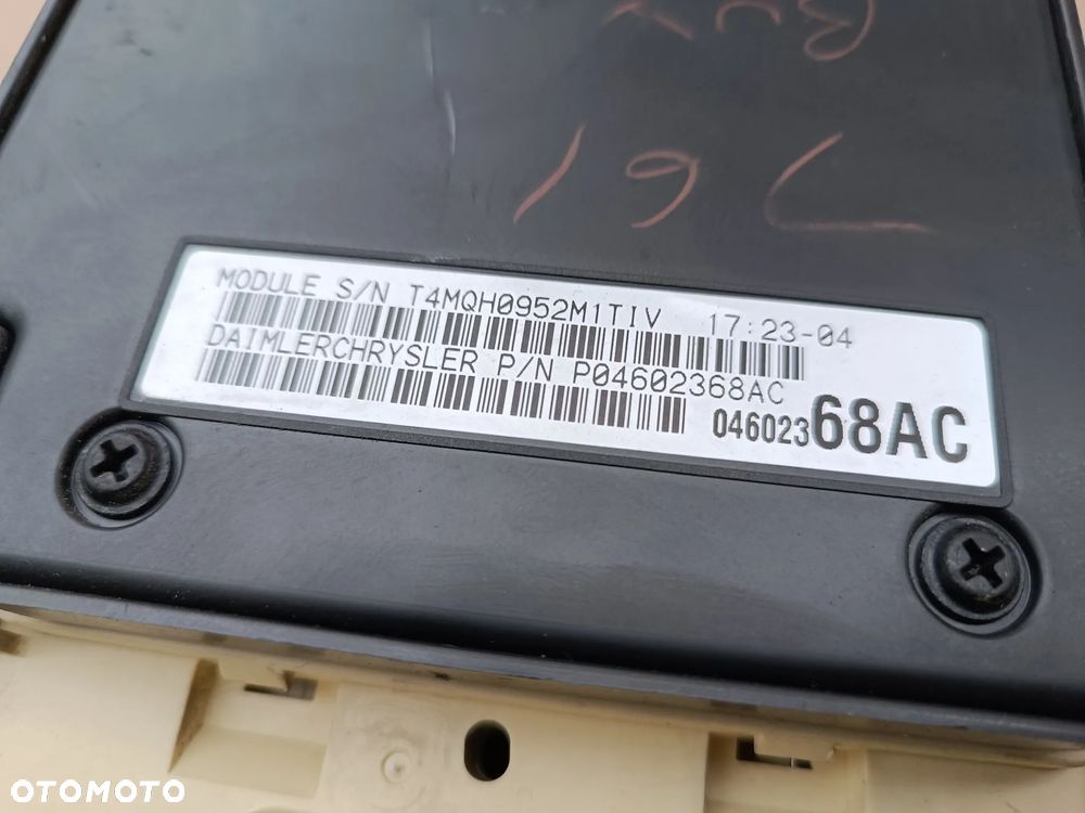Chrysler Sebring 2 II 2.7 zestaw startowy do odpalnia 04896782ad 04602368ac 04671676ae komputer stacyjka kluczyk immo - 3