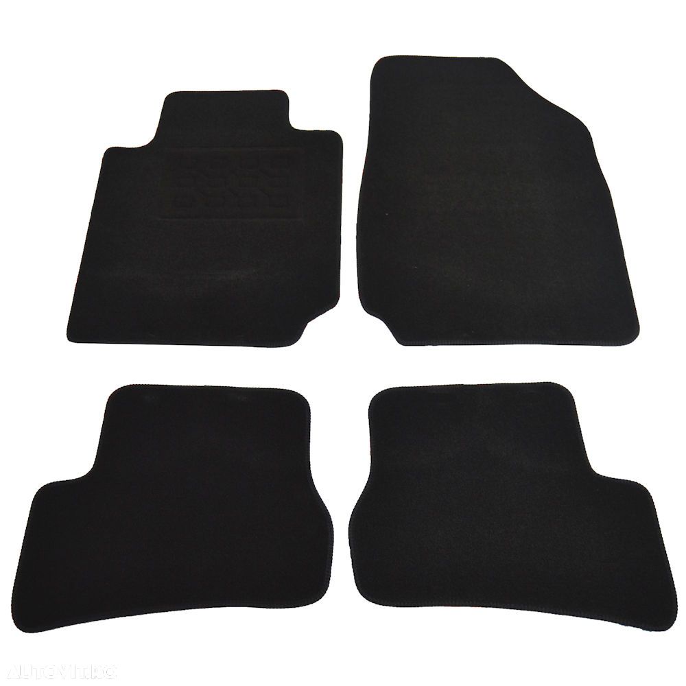 Covorase mocheta Nissan Micra 5 Usi  2003-2010 , presuri BestAutoVest culoare Negru 4 buc. - 1