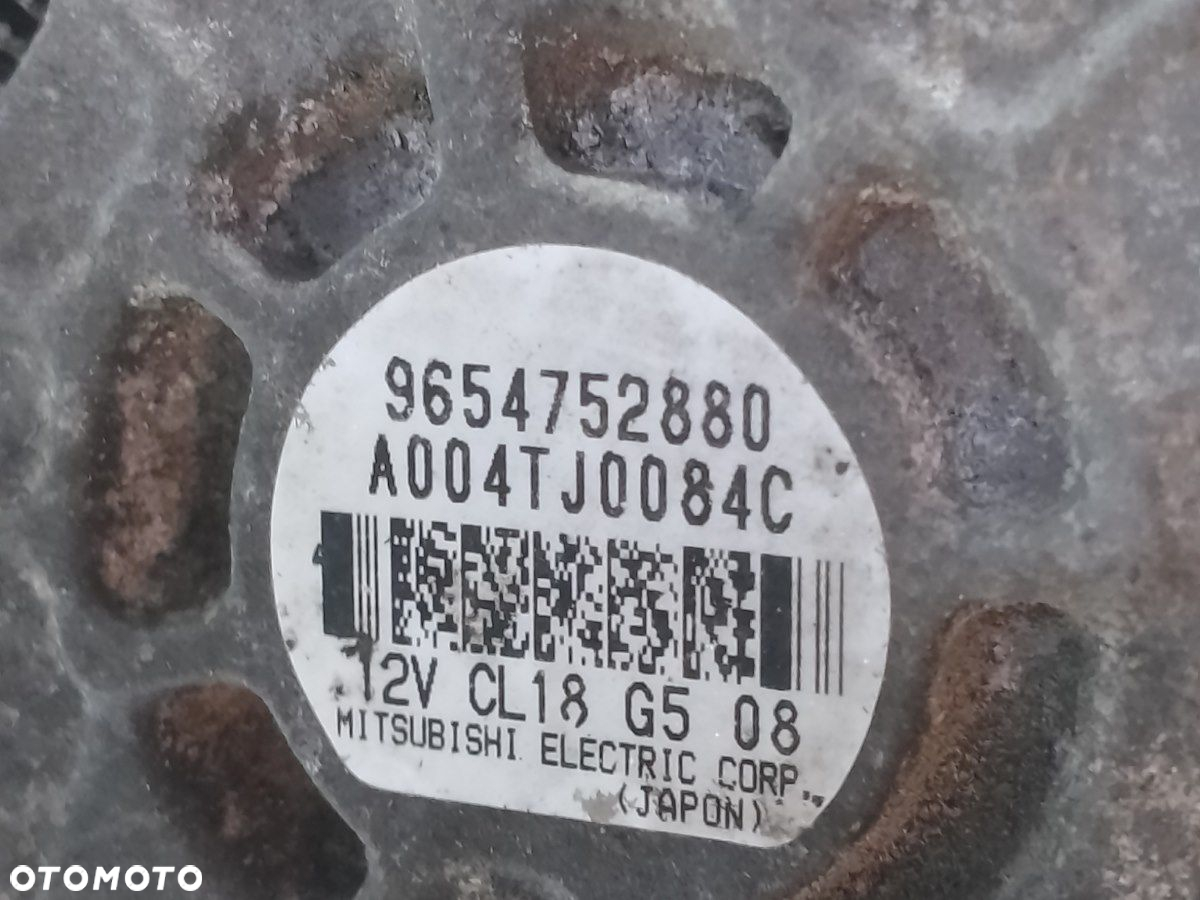 ALTERNATOR PEUGEOT 407 9654752880 A004TJ0084C 2.0 HDI 16V - 5