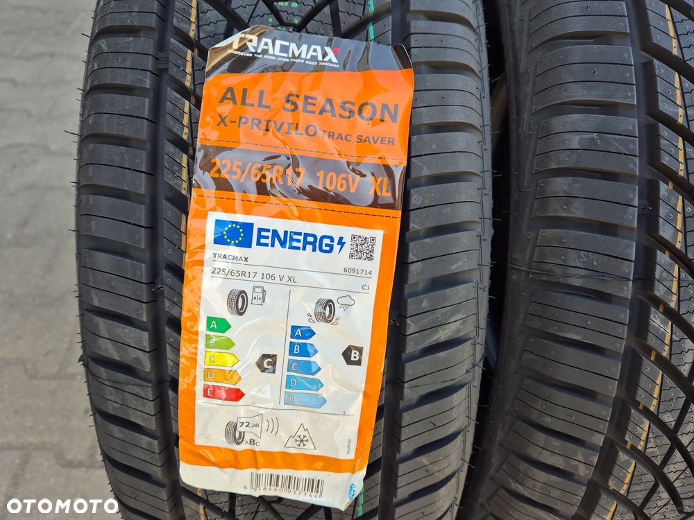 4x 225/65R17 Tracnax All Season - 2