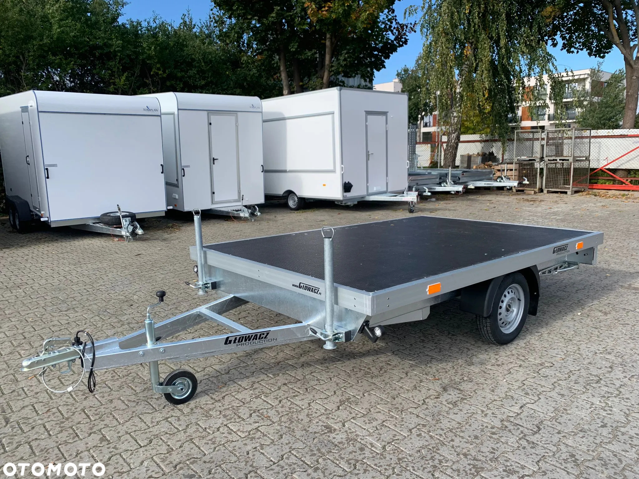 Głowacz Przyczepa do transportu saun, jacuzzi , bali itd.Wymiar 300×200 cm, wyposażona w podpory - 3