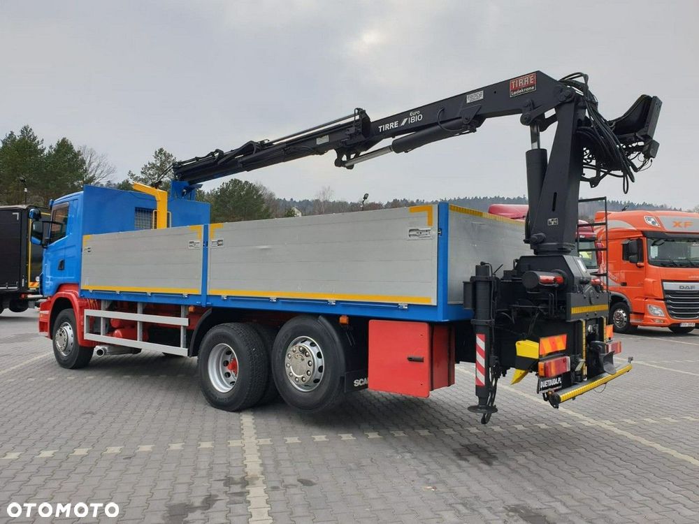 Scania R 400 LB 6x2 HDS Budowlanka Widły Oś Skrętna Super Stan - 21