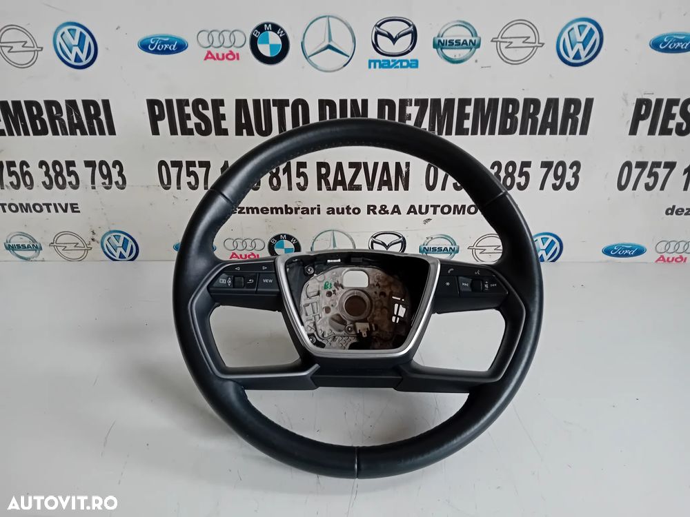Volan Din Piele Cu Comenzi Audi A6 C8 A8 A7 An 2018-2024 4 Spite Cod 4N0419091AE Motor DTP - 1
