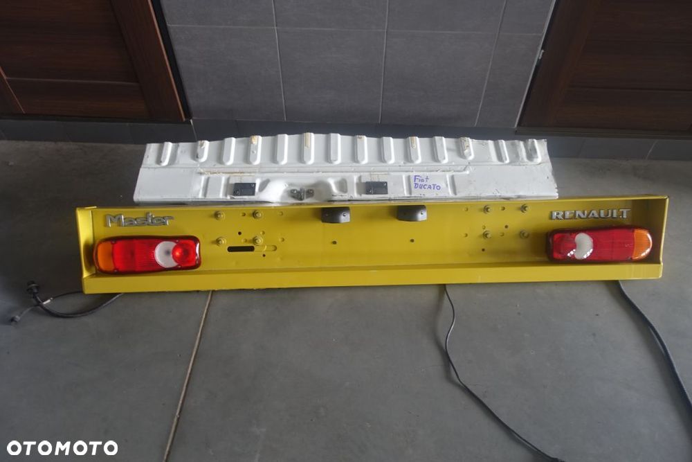 BELKA TYLNA ZDERZAK Master III Opel Movano B TYL TYLNA ZOLTA RAMA PLANDEKA - 1