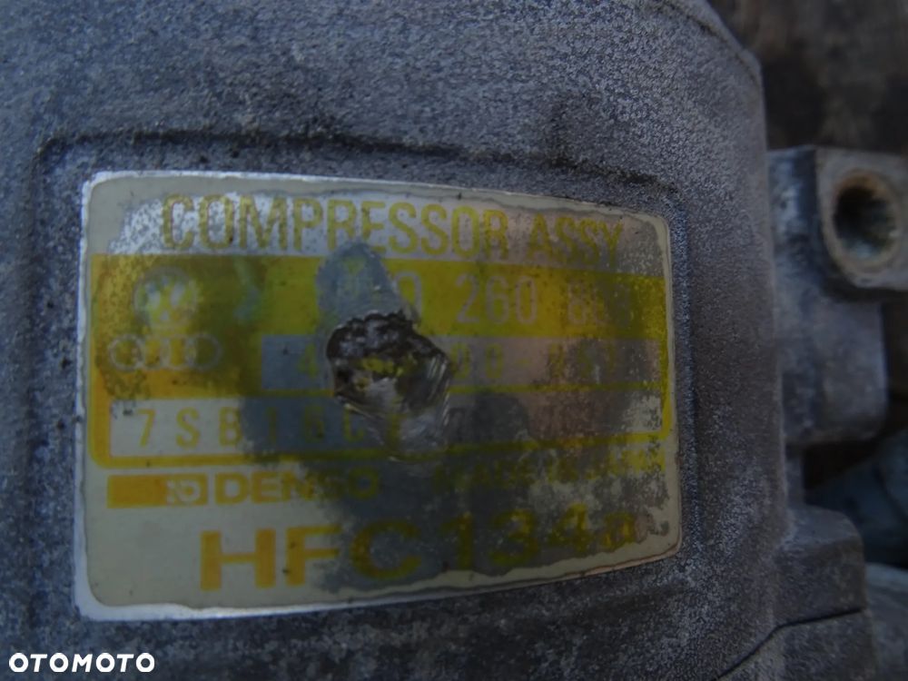 SPRĘŻARKA KLIMATYZACJI KOMPRESOR AUDI A4 SKODA SUPERB VW PASSAT 1.6 1.8 1.9 TDI 2.0 8D0260808 - 2