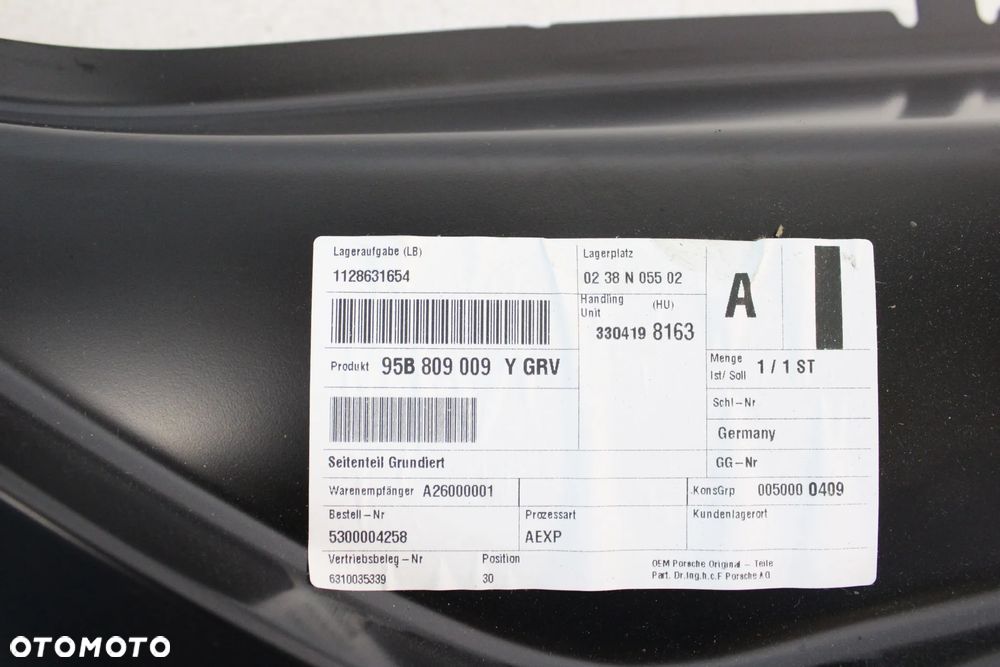 PORSCHE MACAN 95B 2014-2024r Próg Słupek Lewy - 2