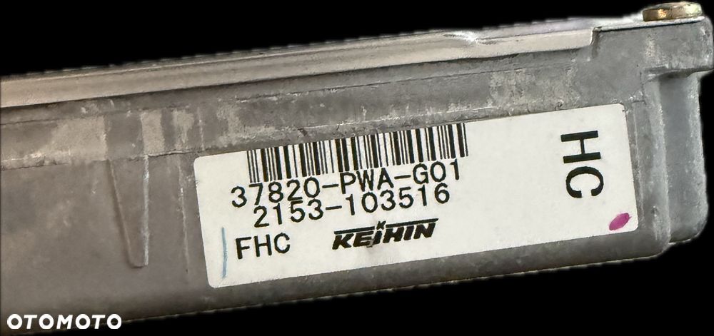 Sterownik KOMPUTER  ABS ECU HONDA 37820-PWA-GO1 - 2