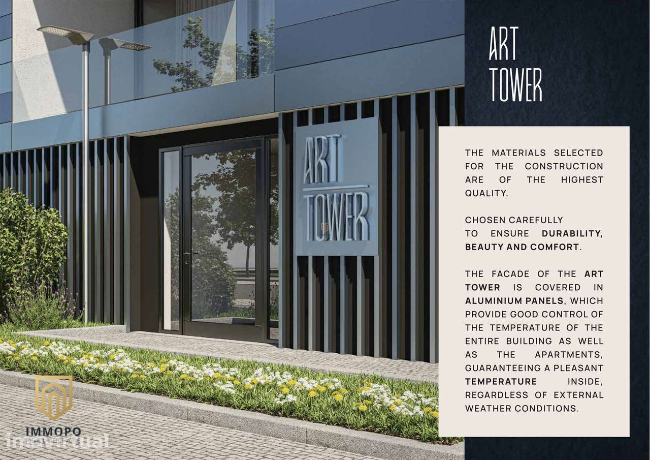 Apartamento T3 Novo com Terraço em condomínio de altíssima qualidade, - Grande imagem: 3/30