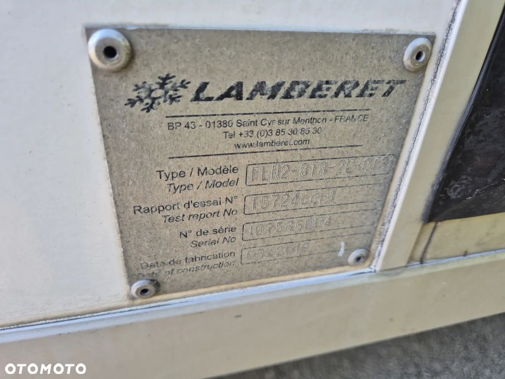 Chłodnia Mroźnia 7 palet 3.8m, 2019, Carrier Pulsor 600mt, 2 parowniki, reg ściana, zasilanie stacjonarne! Stan bdb! - 12