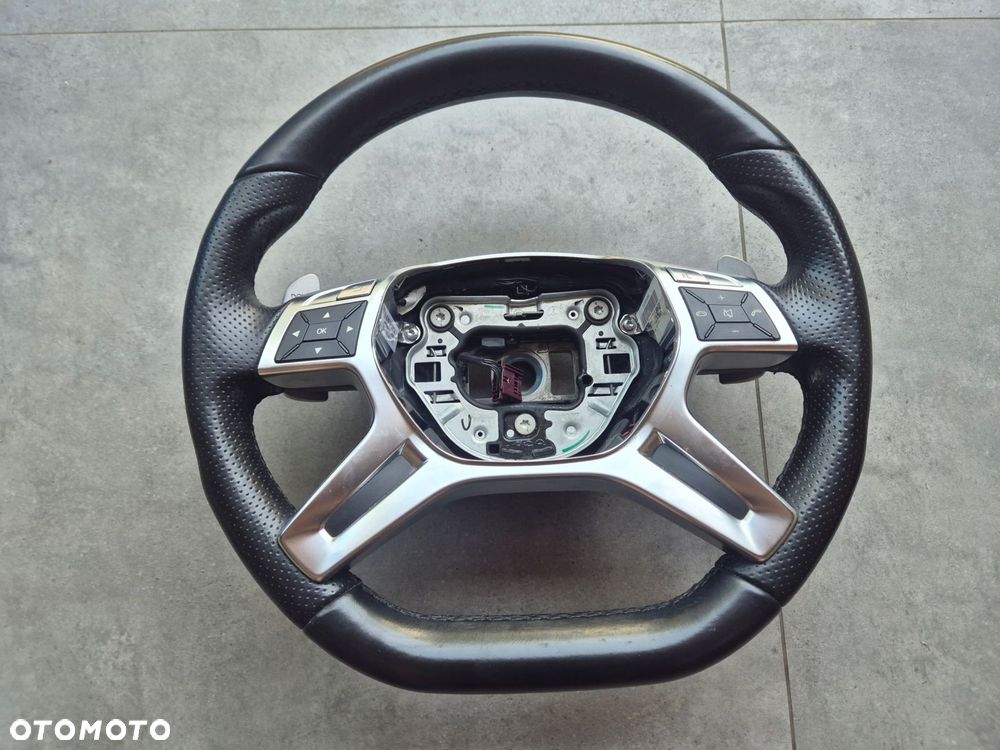 kierownica multifunkcja lopatki mercedes ml w166 amg - 1