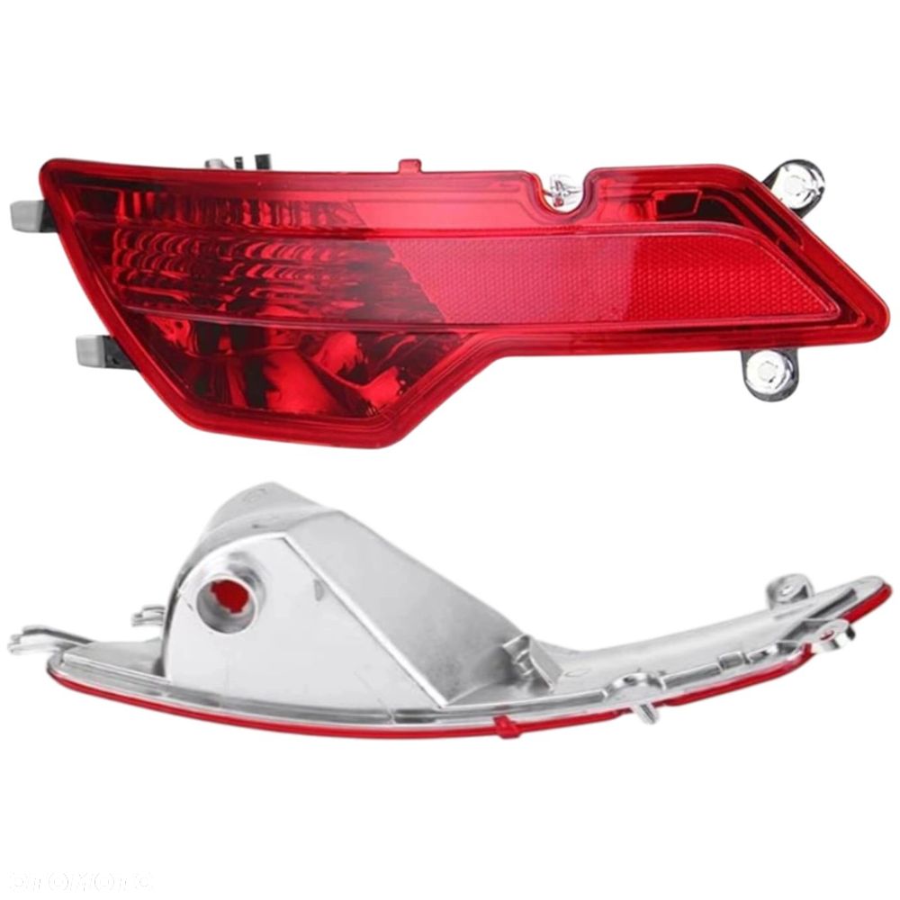 BMW X6 E71 2007-2014 LAMPY PRZECIWMGIELNE TYŁ PRAWA LEWA Z ODBLASKIEM - 7