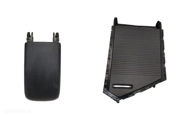 VW TIGUAN II PODŁOKIETNIK TUNEL ŚRODKWY SCHOWEK UCHWYT ROLETA NA KUBKI NAPOJE ORYGINAŁ - 1