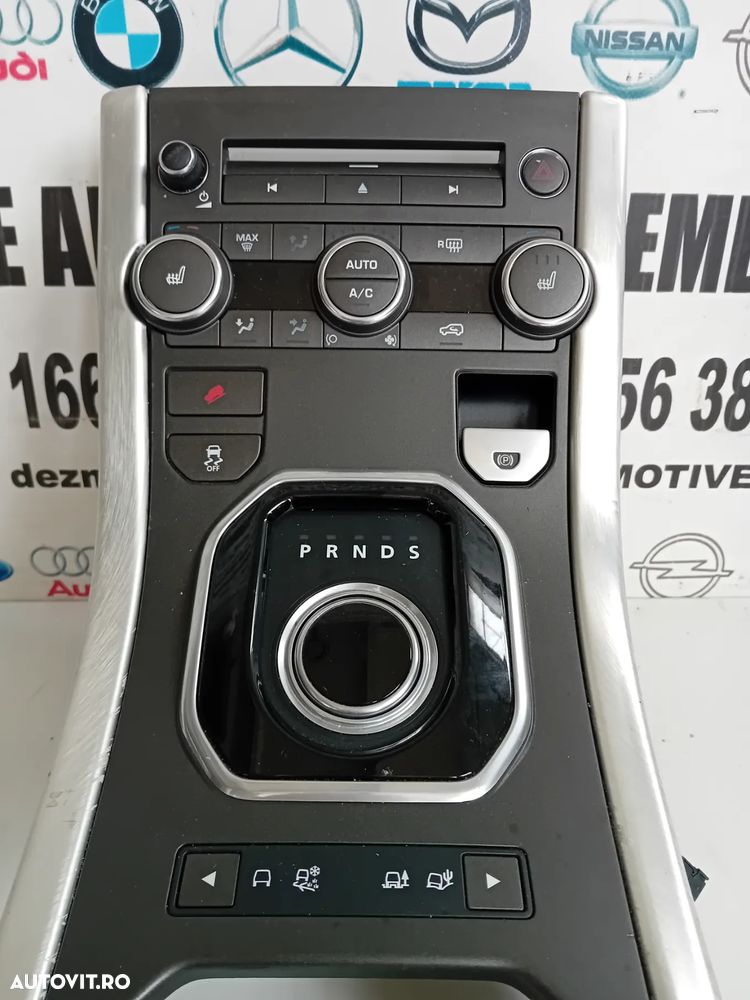 Panou Modul Comenzi Dublu Climatronic Range Rover Evoque L538 Cu Incalzire In Scaune BJ32-14C239-BC - 2