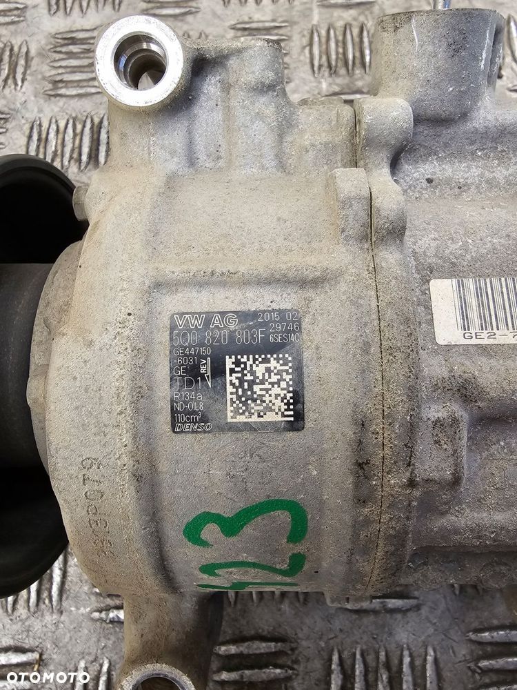 sprężarka klimatyzacji kompresor vw seat skoda audi 5q0820803f - 2