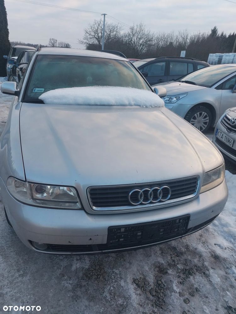 Przód kmpl Audi A4 B5 1,6 b 2000r:maska,zderzak,błotniki,lampy,pas przedni chłodnice - 1