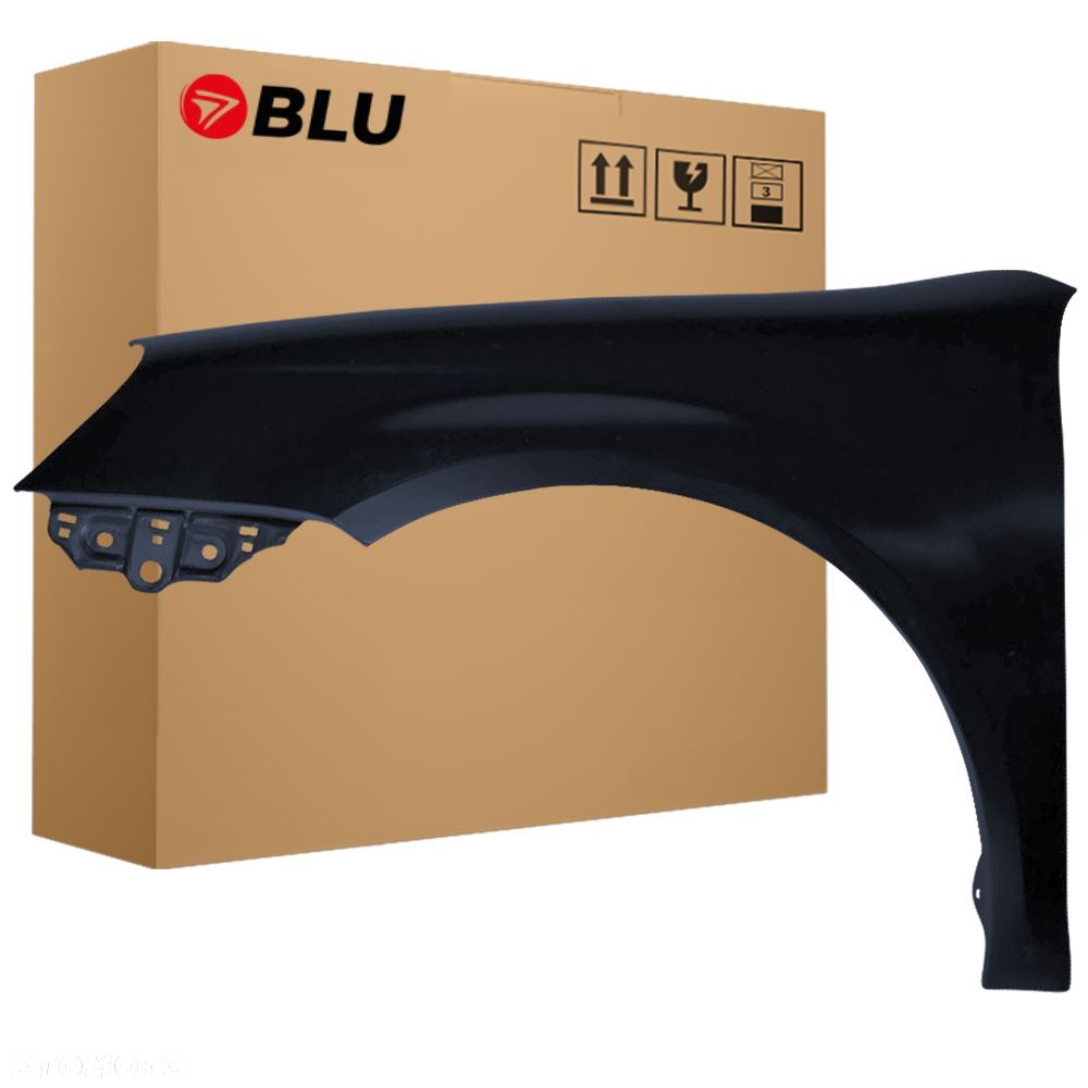 BLU Błotnik VOLKSWAGEN GOLF V 5 KOMBI JETTA A5 LC9Z lewy przód czarny 03-09 BlackMagic