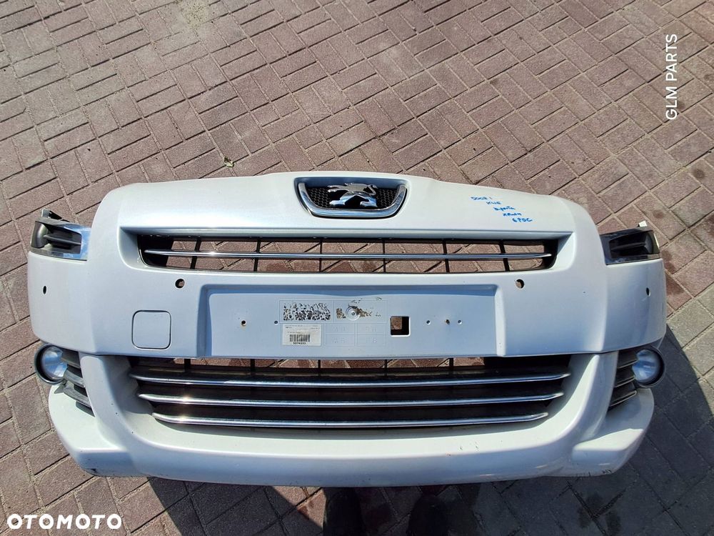 peugeot 5008 kompletny zderzak przedni xenon pod 6 pdc kwe biala perla