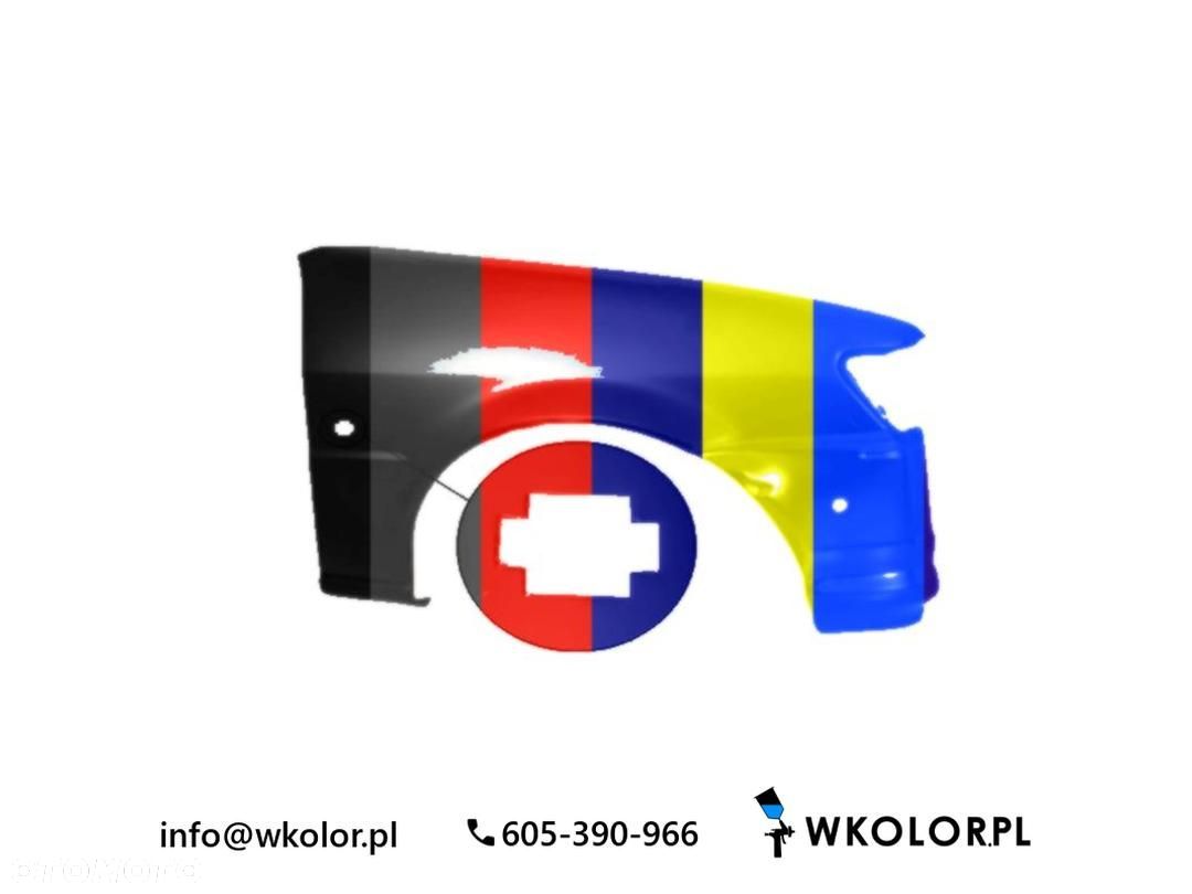 NOWY BŁOTNIK FORD FIESTA III 1991-1996 LAKIEROWANY W KOLOR - 1