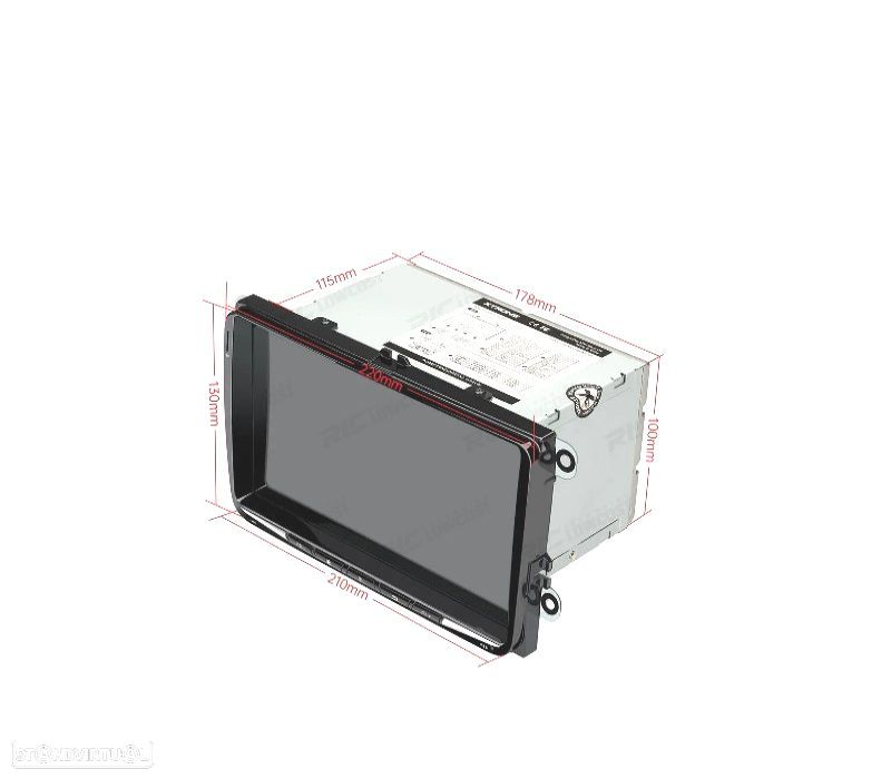 AUTO RÁDIO GPS ANDROID 14 VOLKSWAGEN VW PARA SEAT SKODA - 4