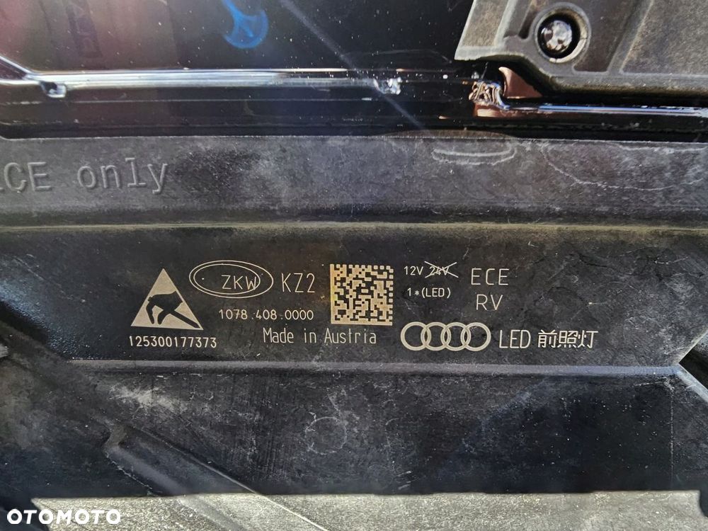 ZDERZAK MASKA LAMPA PAS KOMPLET AUDI Q8 S-LINE MATRIX EUROPA - 13