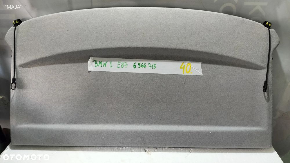 BMW serii 1 e87 6966715 PÓŁKA BAGAŻNIKA TYLNA - 4