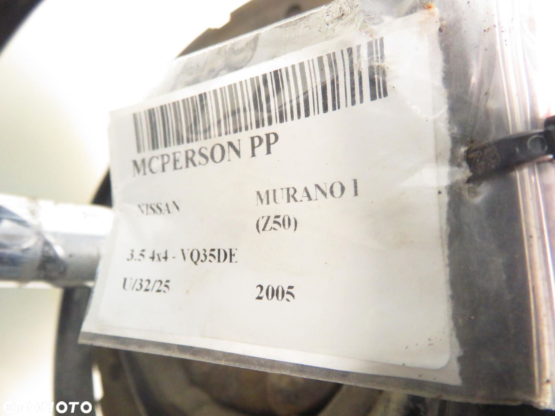 MCPERSON PRAWY PRZEDNI NISSAN MURANO I (Z50) 3.5 4x4 234 - 5