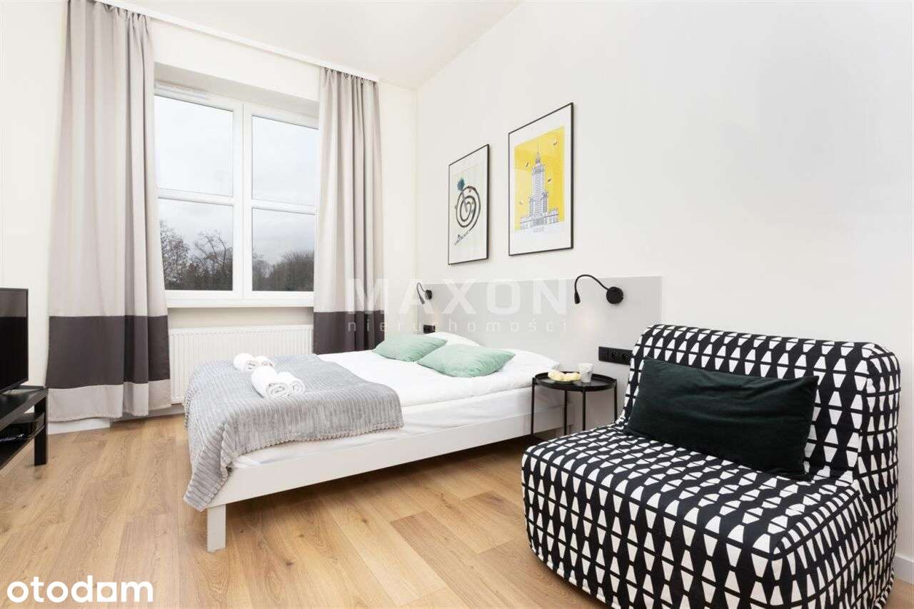 Studio 23 m² przy samych Łazienkach Królewskich