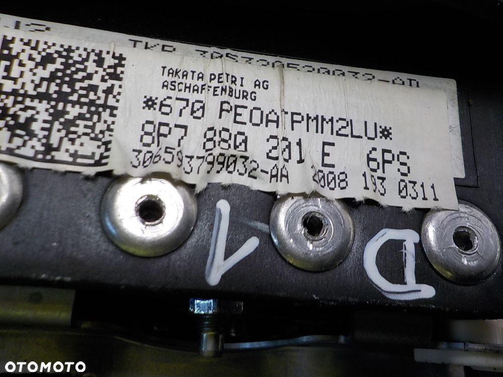 AUDI A3 II 8P LIFT PODUSZKA KIEROWCY AIR BAG 8P7880201E - 2