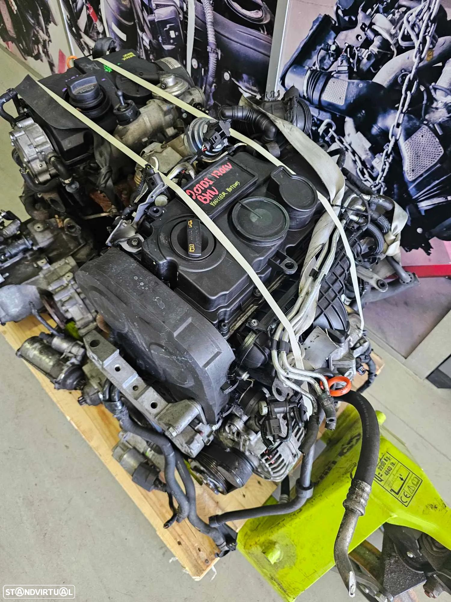 Motor Seat Leon 2.0 TDI 2007 de 170cv, ref BMN - 1