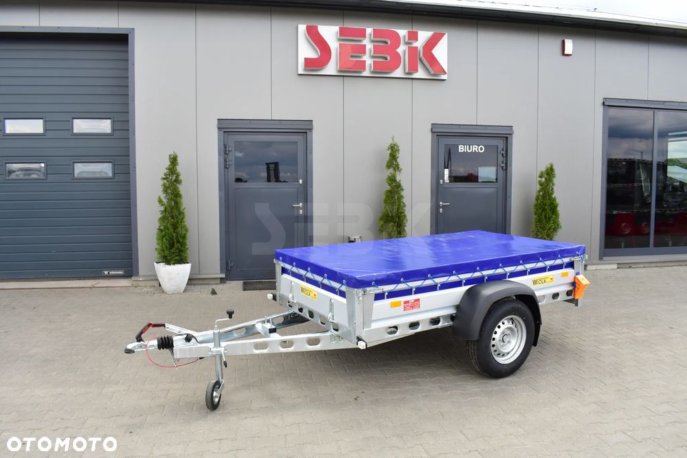 Wiola Mocna przyczepa lekka hamowana SILEZIA KOMFORT MAX 302 x 152 cm. DMC. 750 kg. DOSTAWA!! - 11