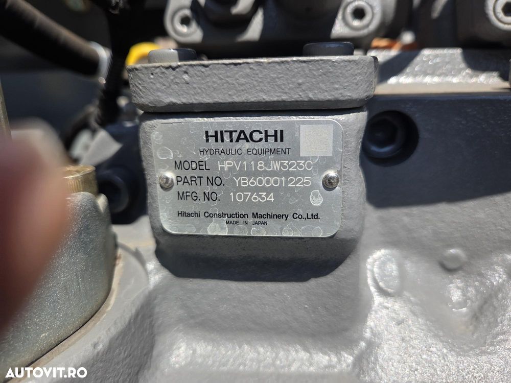 Hitachi ZX220, 22tone, 2026, 7ore, cupa 1,3mc, adancime sapare 7m, latime 2,99m, inst picon pe brate, Aer cond, computer in lb romana, produs in JAPONIA, posibilitate leasing 5 ani, garanti 1 an-PROMOTIE 109.900 EUR+Tva - 19