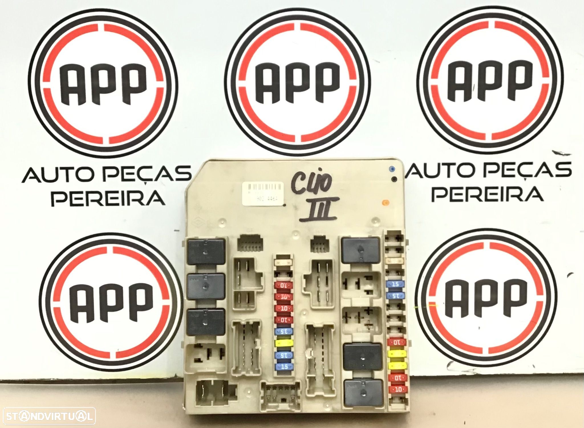 Módulo reles fusíveis Renault Clio 3, refª 902446A. - 1
