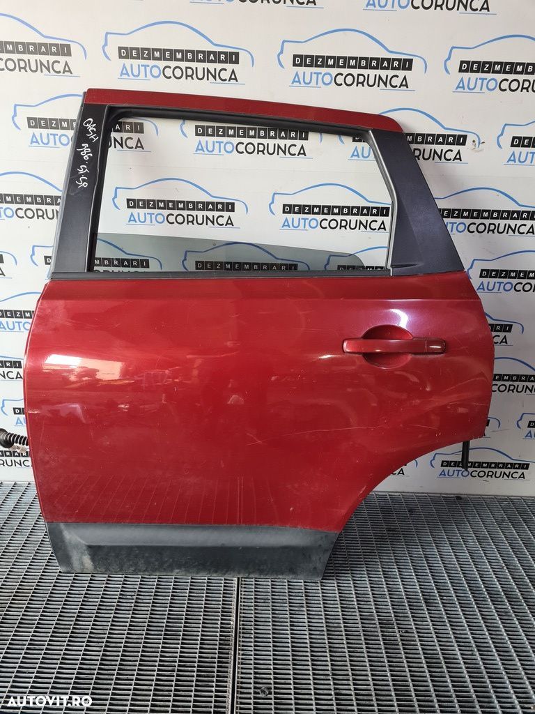 Usa Stanga Spate Nissan Qashqai Facelift 2010 - 2013 SUV 4 Usi Rosu NAJ (986) Plus 2 ... - 1