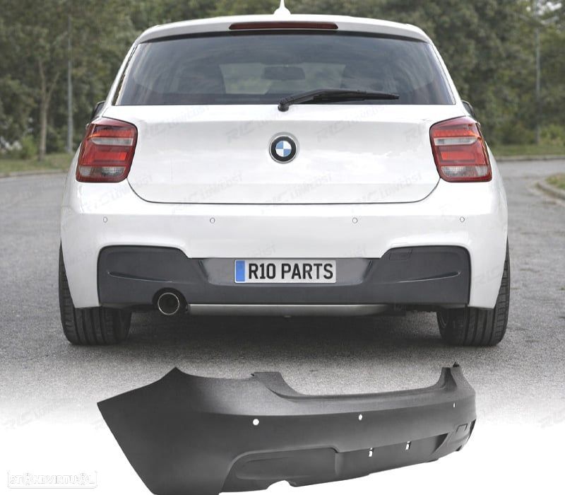 PARA-CHOQUES TRASEIRO BMW F20 F21 11-15 LOOK M PDC - 1