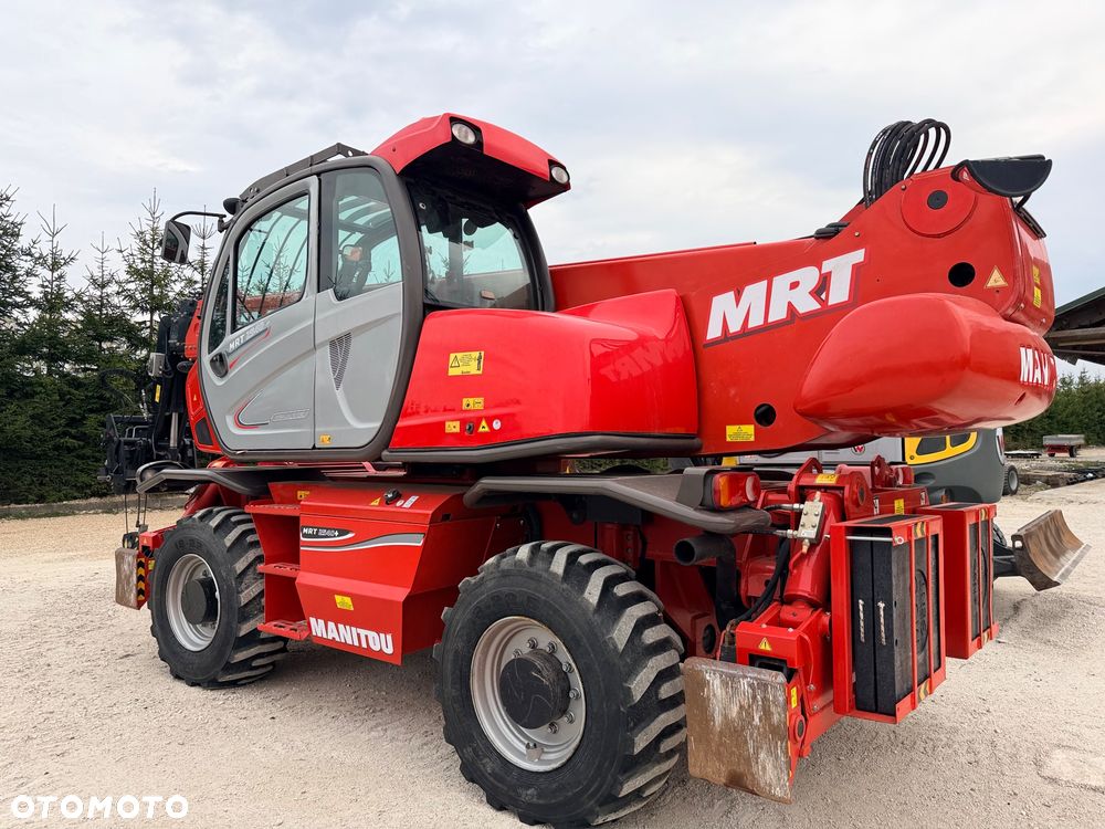 Manitou Ładowarka teleskopowa MANITOU ROTO Mrt 2540 + Privilage 360° obrotowa 2150 2550 1840 PILOT sterowania Kosz Widły manitka silnik Mercedes 2015r Wciagarka dźwig 1 właściciel KLIMA serwisowana Merlo - 10