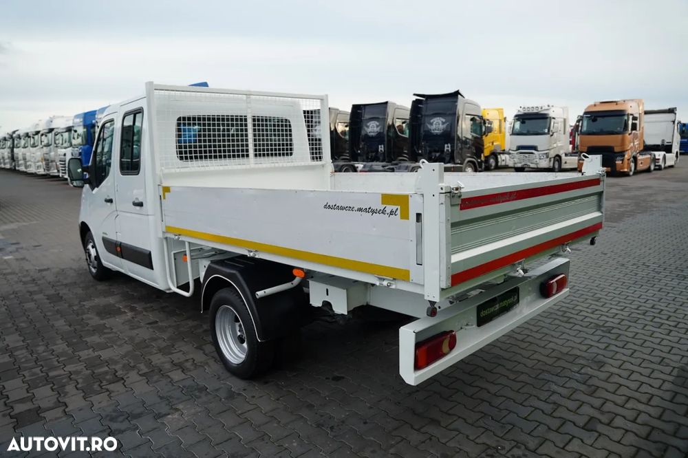 Renault MASTER / DCI 150 / BASCULATOR / CAMION CU TRACȚIE MIXĂ 7 LOCURI / MANUAL / DOUĂ RULOURI - 20