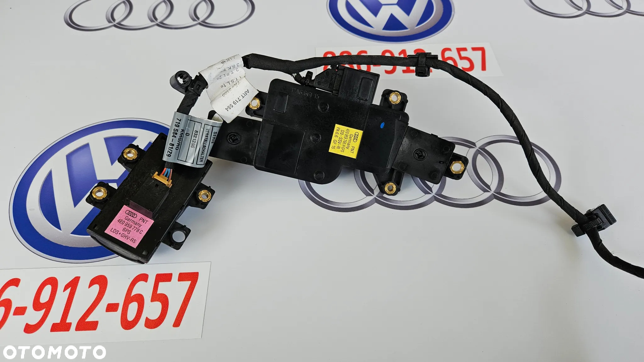 Audi A8 D3 Panel sterowania fotelem prawym Panel fotela prawy 4E0959778C 4E0959766H - 5