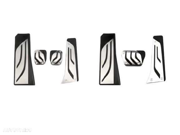 Ornamente Pedale Aluminiu BMW Seriile E, F, G Manual/Automat Plug&Play - 1