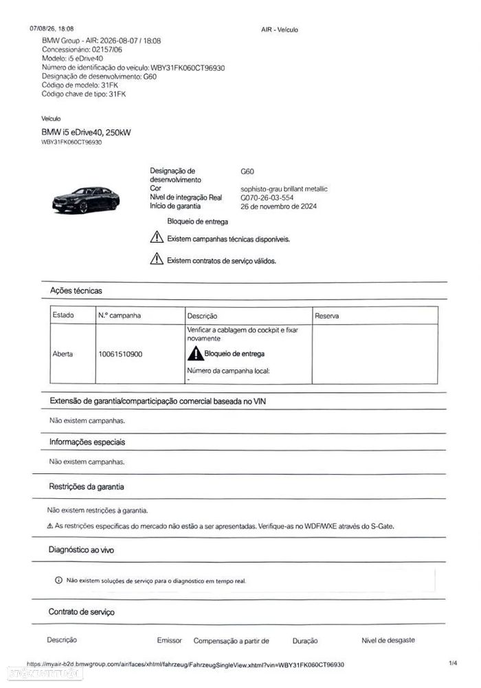 BMW i5 eDrive40 Pack Desportivo M Pro - 56