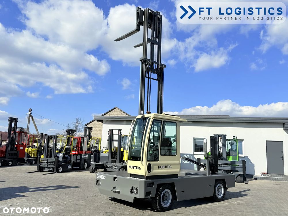 Hubtex WÓZEK BOCZNY | HUBTEX S50D | DIESEL | TRIPLEX 6300MM | PLATFORMA 1600MM | POZYCJONER WIDEŁ | WOLNY SKOK | REGULOWANA WIDŁA | STAN IDEALNY | Szeroka oferta wózków czterokierunkowych i bocznych, dopasowanych do różnorodnych potrzeb i zastosowań - 34