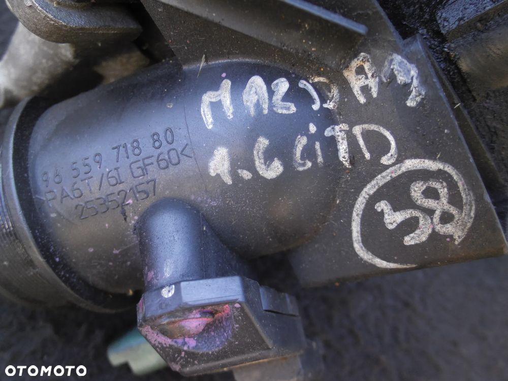 1.6CiTD MAZDA 3 PRZEPUSTNICA 9655971880 25352157 VOLVO FORD 1.6D CZUJNIK CIŚNIENIA MAPSENSOR 9639027480 079800-5602 - 2